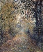 Pierre-Auguste Renoir In the Woods painting